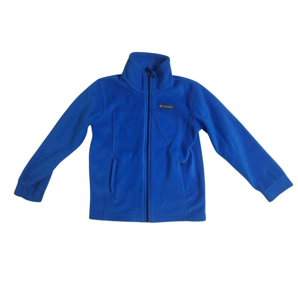 Columbia Boys Blue Fleece Zip Up Jacket - XS (6/7)